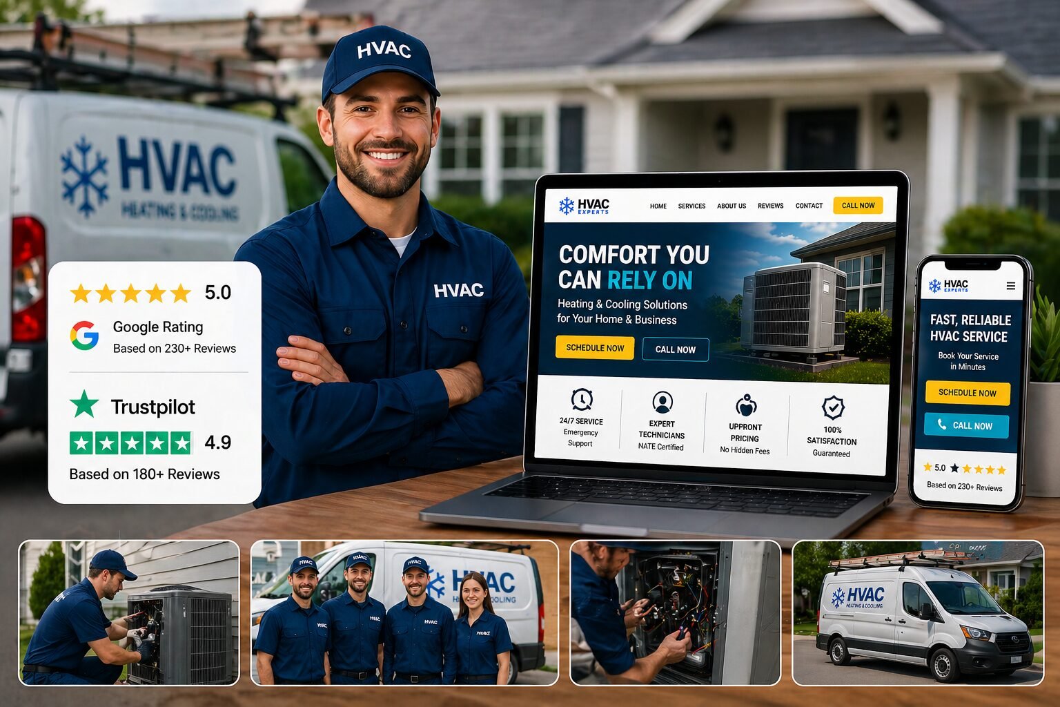HVAC Website Design